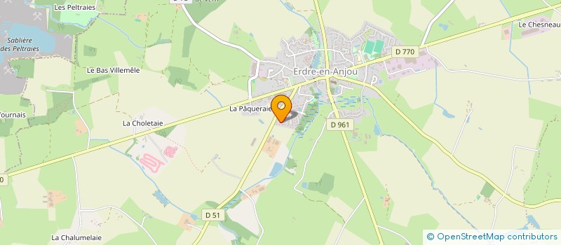 localisation de l'entreprise MR ET MME MARSAULT  ERDRE-EN-ANJOU