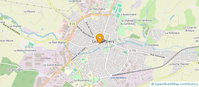 localisation de l'entreprise MR ET MME SORIN CHRISTIAN à LES HERBIERS