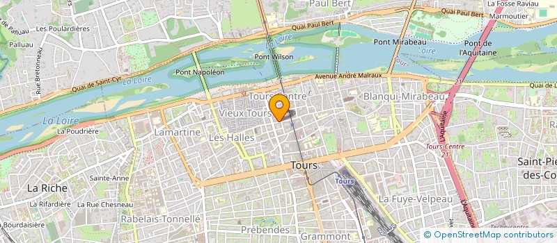 localisation de l'entreprise MR ET MME TAVEAU  TOURS