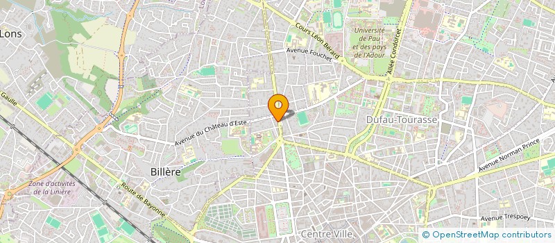 localisation de l'entreprise MR ET MME TURPAULT à PAU