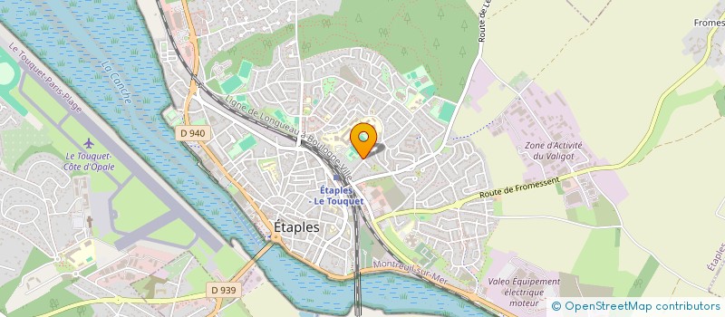 localisation de l'entreprise MR ET MME WACOGNE  ETAPLES