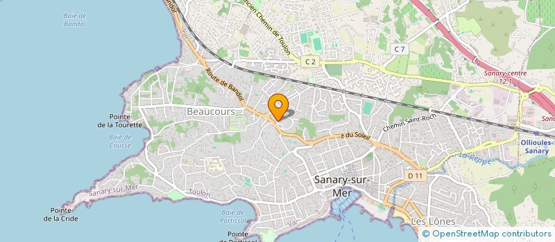 localisation de l'entreprise MR ET MME WRAY à SANARY-SUR-MER