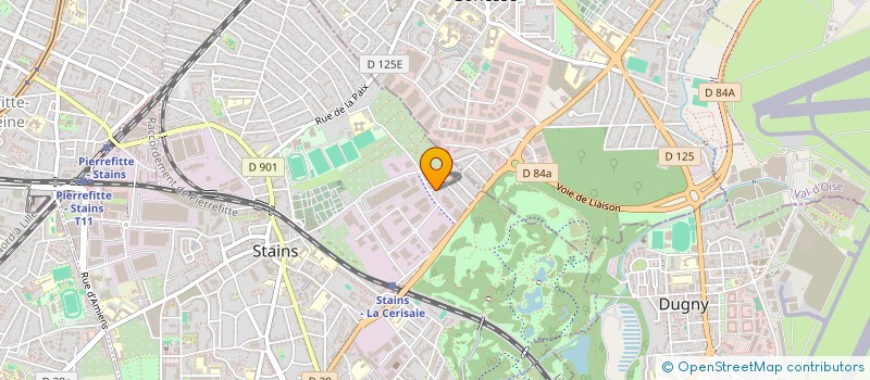 localisation de l'entreprise MR ETANCHE à STAINS
