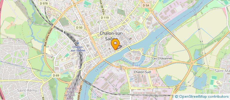 localisation de l'entreprise MR FINANCES à CHALON-SUR-SAONE