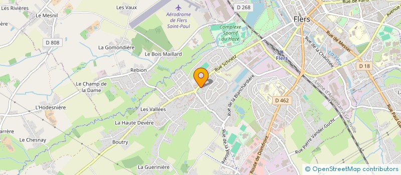 localisation de l'entreprise MR.FR à FLERS