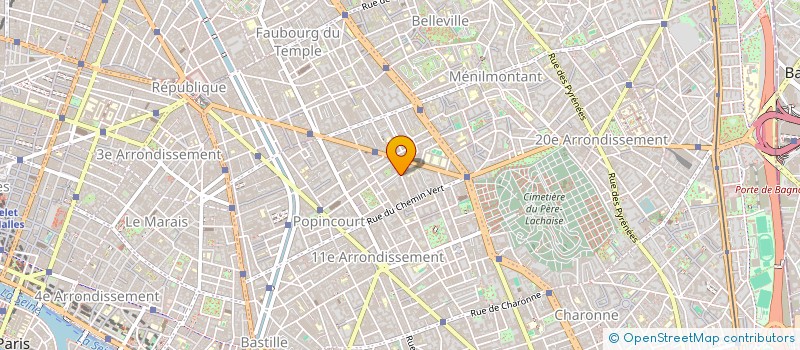 localisation de l'entreprise MR GERARD ROCHE MME DOMINIQUE PIERRET  PARIS