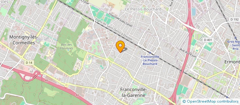 localisation de l'entreprise MR GONCALVES MACONNERIE RENOVATION GENERALE à LE PLESSIS-BOUCHARD