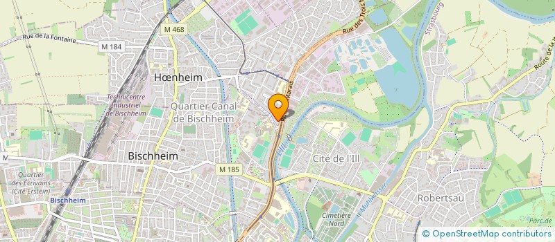 localisation de l'entreprise MR GROUPE  HNHEIM