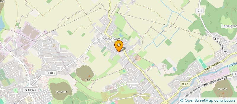 localisation de l'entreprise MR H BOUCHEZ COURTIER EN TRAVAUX  LOZINGHEM