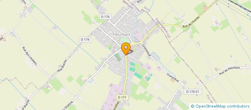 localisation de l'entreprise MR INVEST  FLEURBAIX