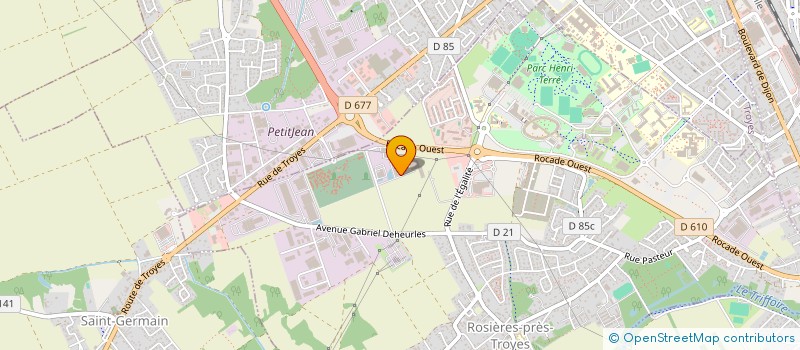 localisation de l'entreprise MR INVEST  ROSIERES-PRES-TROYES