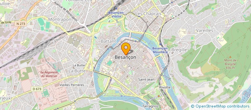 localisation de l'entreprise MR INVESTISSEMENT à BESANCON