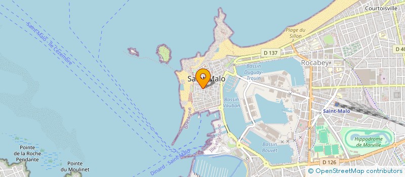 localisation de l'entreprise MR K  SAINT-MALO