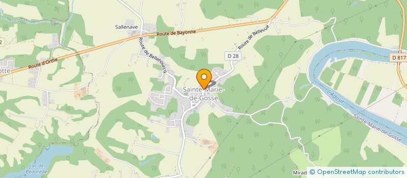 localisation de l'entreprise MR LAURENT  SAINTE-MARIE-DE-GOSSE