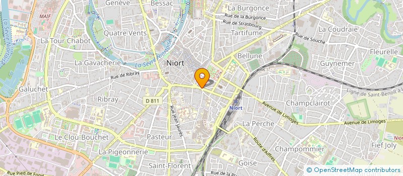 localisation de l'entreprise MR LE FLEURISTE à NIORT