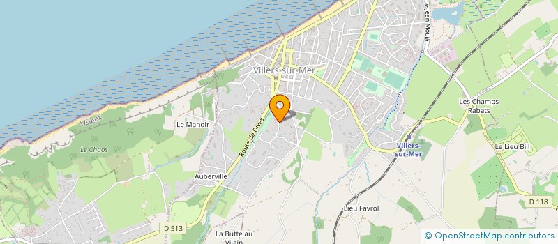 localisation de l'entreprise MR LEDRAN LOUIS  MME LEDRAN HENRIETTE0  VILLERS-SUR-MER