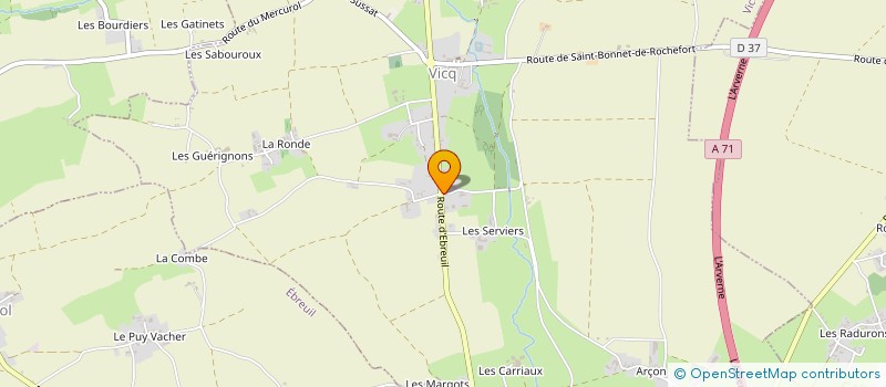 localisation de l'entreprise MR MENUISERIE  VICQ