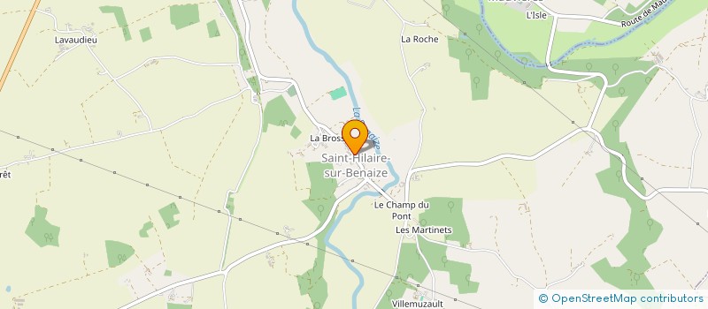 localisation de l'entreprise MR & MME COLLIN FRANCIS à SAINT-HILAIRE-SUR-BENAIZE