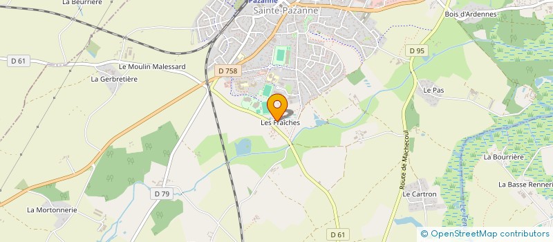 localisation de l'entreprise MR & MME PINEAU ET LEUR FILS  SAINTE-PAZANNE