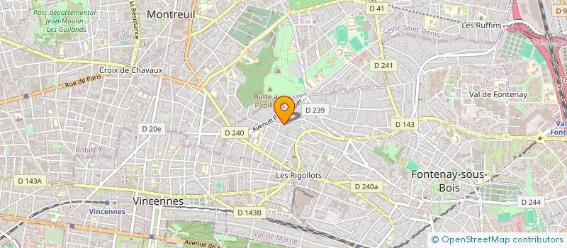 localisation de l'entreprise MR & MME REVE à FONTENAY-SOUS-BOIS