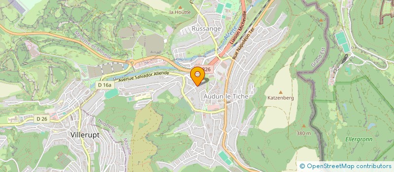 localisation de l'entreprise MR OSTEO  AUDUN-LE-TICHE