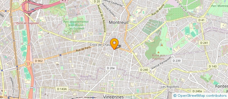 localisation de l'entreprise MR PEZZANO JOSEPH & ANTOINETTE à MONTREUIL