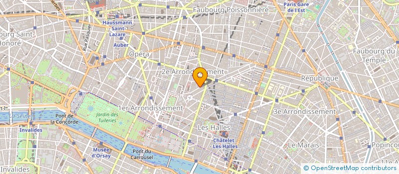 localisation de l'entreprise MR POTTIER PHILIPPE  MMES MAINGAULT FLOR  PARIS