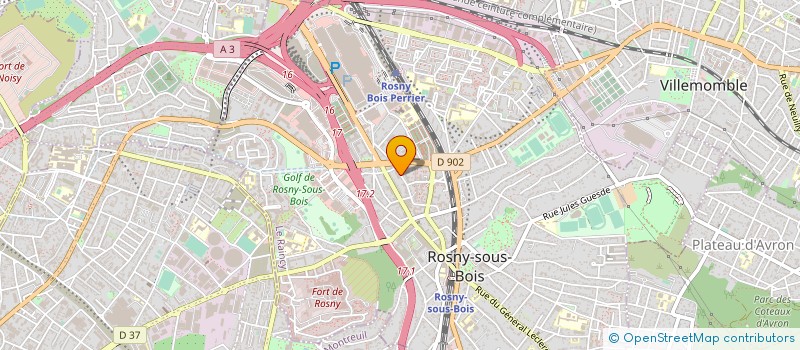 localisation de l'entreprise MR PROJETS ET RENOVATIONS à ROSNY-SOUS-BOIS