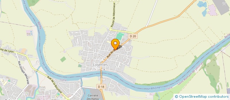 localisation de l'entreprise MR RACCURT NOEL & MR CULIERAS DIDIER  LOYETTES