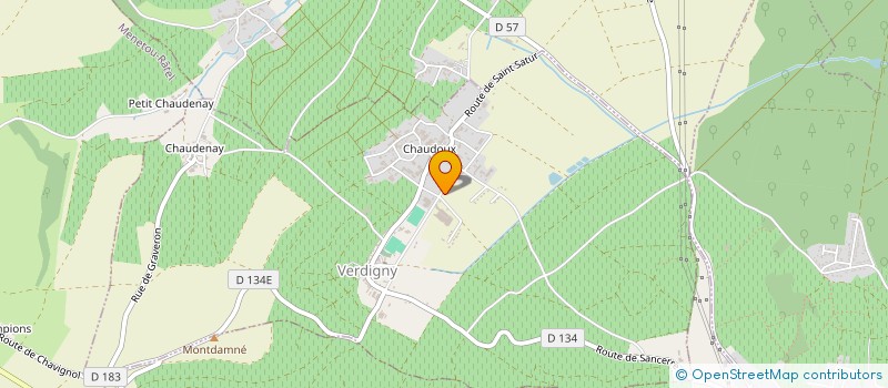 localisation de l'entreprise MR REVERDY BERNARD MME REVERDY DOMINIQUE  VERDIGNY