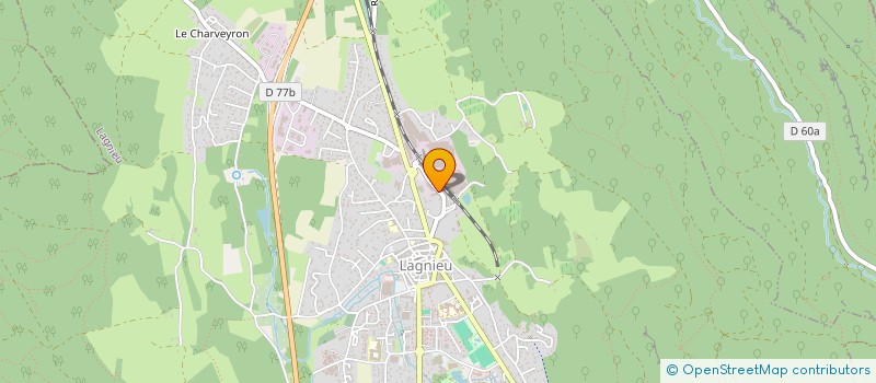 localisation de l'entreprise MR. REVES & ALIZES  LAGNIEU