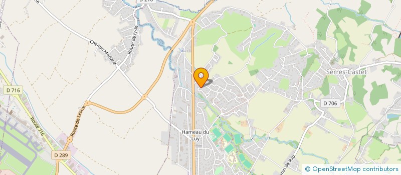 localisation de l'entreprise MR ROUSSELLE MME LARRIEU  SERRES-CASTET