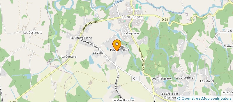 localisation de l'entreprise MR SIGNALETIC  SAINT-GENCE