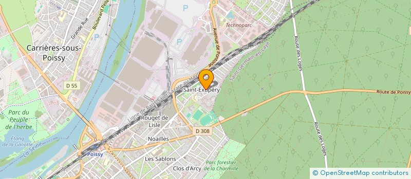 localisation de l'entreprise MR&SK ALLIANCE BUSINESS CONSULTING  POISSY