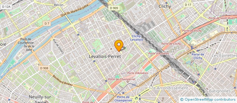 localisation de l'entreprise MR'SOLUTIONS à LEVALLOIS-PERRET