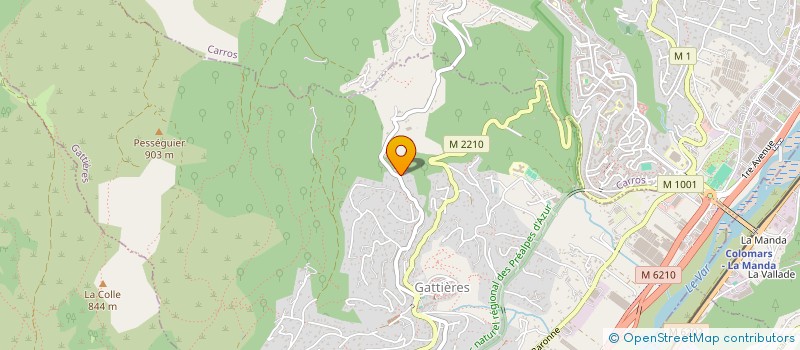 localisation de l'entreprise MR SPORT  GATTIERES