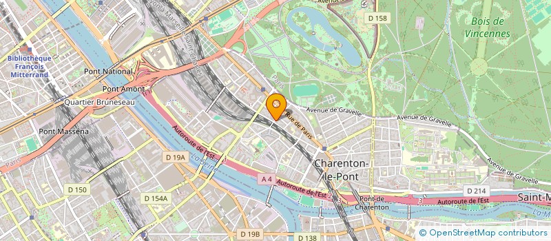 localisation de l'entreprise MR STUDIO COIFFURE PARIS  CHARENTON-LE-PONT