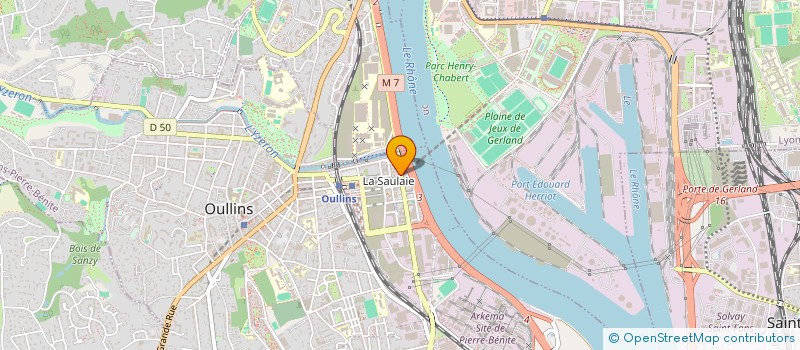 localisation de l'entreprise MR TAXI TRANSPORTS ET SERVICES  OULLINS-PIERRE-BENITE