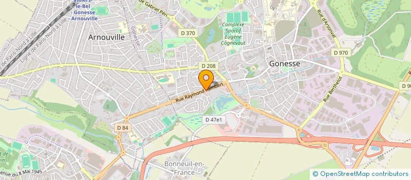 localisation de l'entreprise MR TRANSPORT à GONESSE