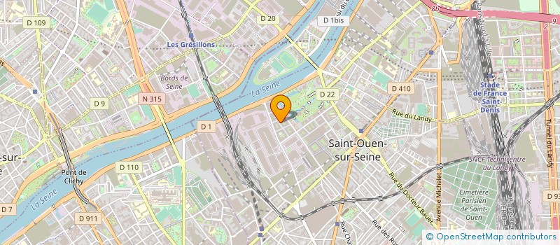 localisation de l'entreprise MR WATCH à SAINT-OUEN-SUR-SEINE