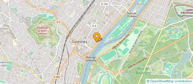 localisation de l'entreprise MR X à SURESNES