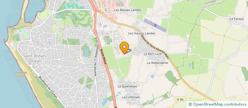 localisation de l'entreprise MR2B à SAINT-BREVIN-LES-PINS