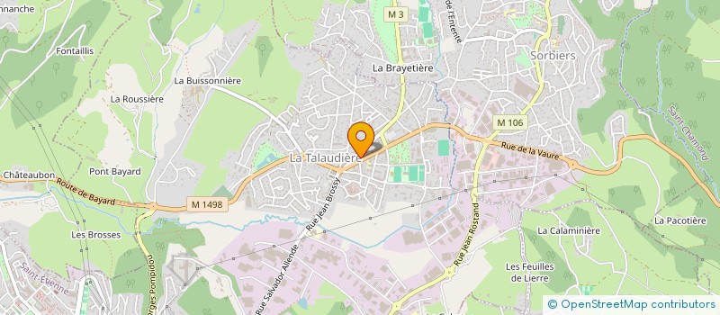 localisation de l'entreprise MR2LDISTRI  LA TALAUDIERE