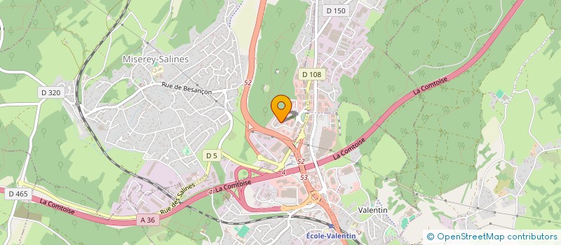 localisation de l'entreprise MR3  MISEREY-SALINES