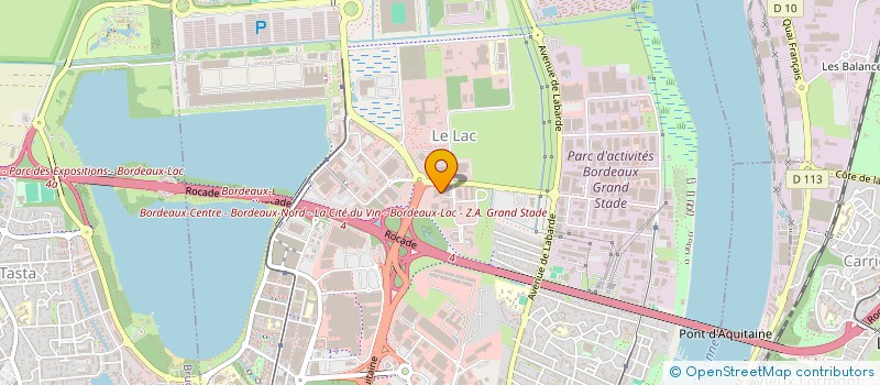 localisation de l'entreprise MRA à BORDEAUX