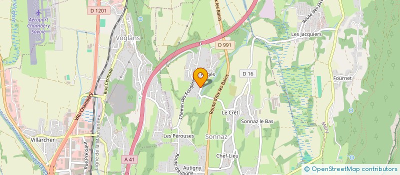 localisation de l'entreprise MRA 55  SONNAZ