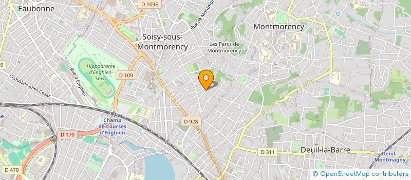 localisation de l'entreprise MRA à SOISY-SOUS-MONTMORENCY