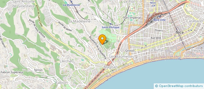 localisation de l'entreprise MRA à NICE