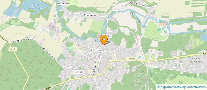 localisation de l'entreprise MRA  GOUVIEUX