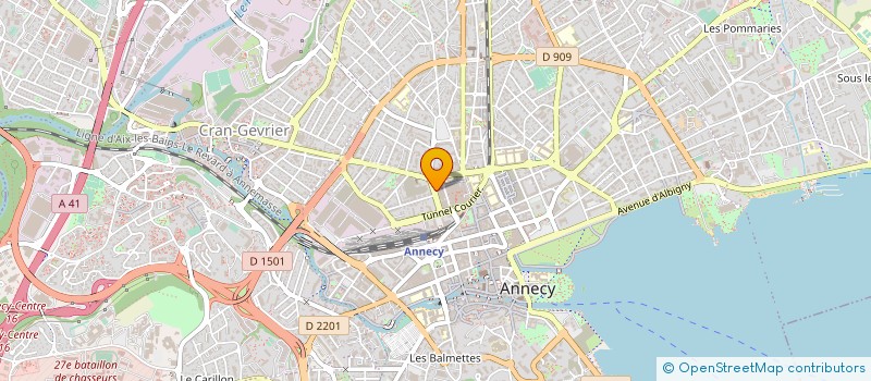 localisation de l'entreprise MRA SOLUTIONS à ANNECY